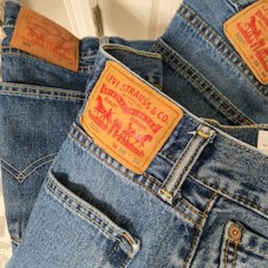 Lot of 3 men's pairs of Levis, 505 36x36